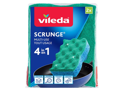 Vileda Multi-Use Scrunge | 2 pack