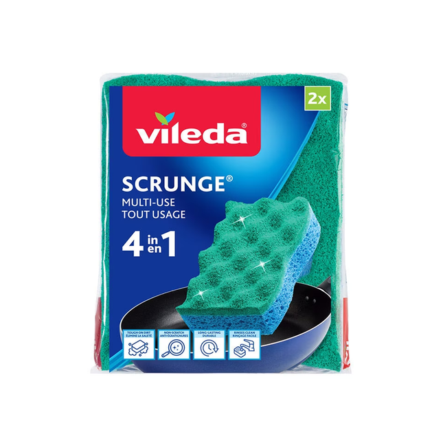 Vileda Multi-Use Scrunge | 2 pack