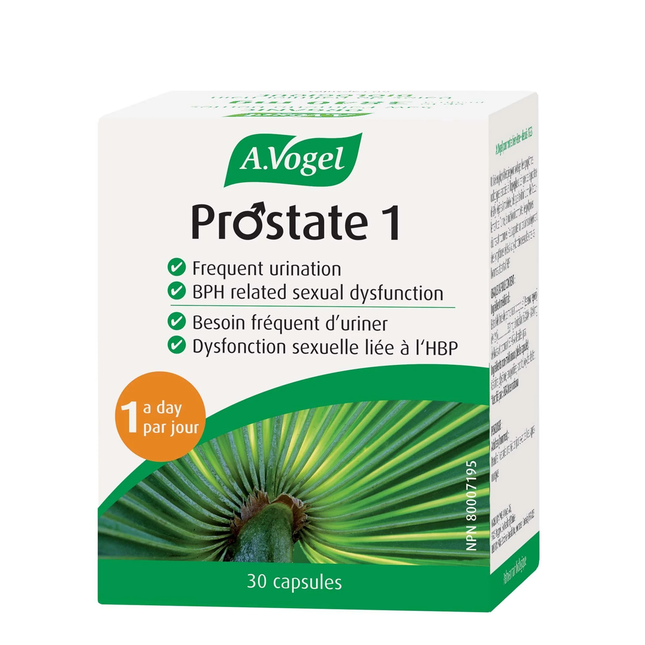 A.Vogel - Prostate 1 - One A Day Organic Saw Palmetto Supplement | 30 Capsules