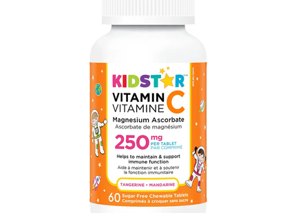 KidStar Nutrients - Vitamin C 250mg Chewable | 60 Tablets