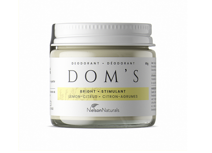 Dom's Naturals - Déodorant citron vif 65 ml