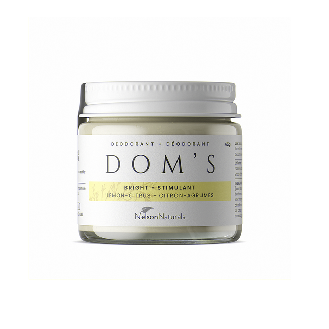 Dom's Naturals - Déodorant citron vif 65 ml