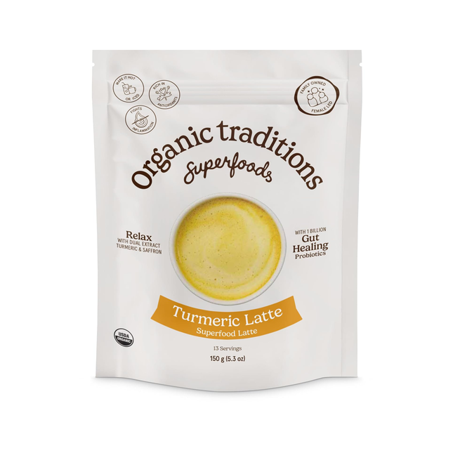Organic Traditions - Latte Turmeric with Probiotics | 150 g