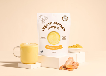 Traditions biologiques - Latte au curcuma et probiotiques | 150 g