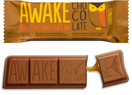 AWAKE - Caffeine Chocolate Caramel Bar