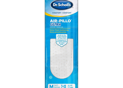 Dr Scholl's - Comfort Air-Pillo Ultra Insoles with Extra Thick Cushioning  Fits  Men's 7-13 & Women's 5-10 | 1 Pair