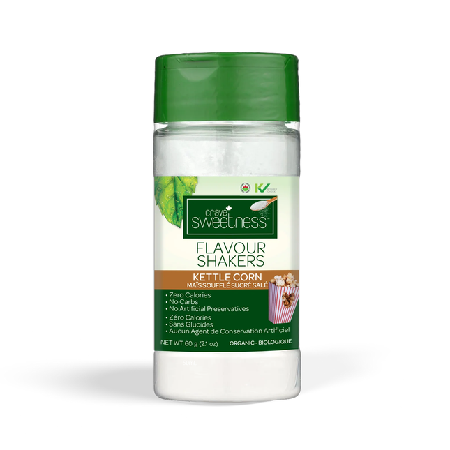 Crave Stevia - Flavour Shakers, Kettle Corn | 60 g