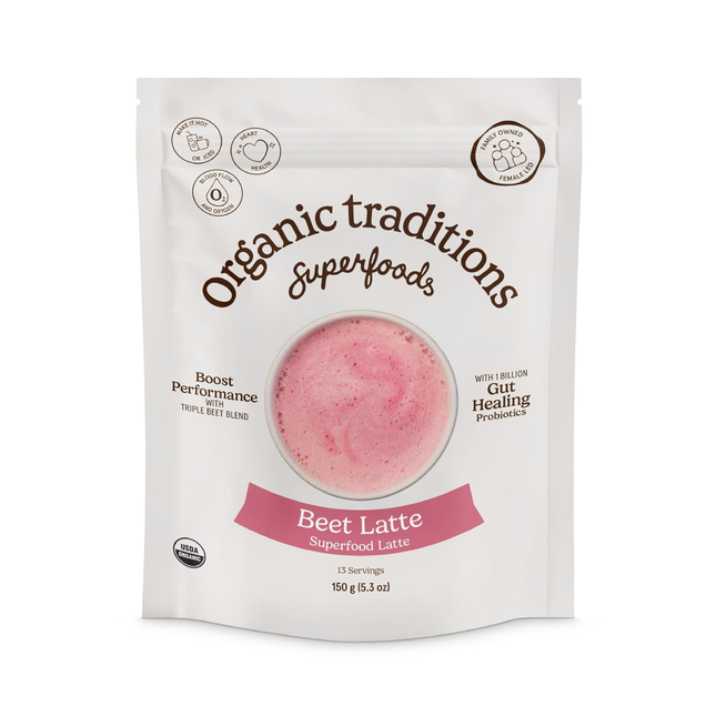 Organic Traditions - Latte Beet With Probiotics | 150 g