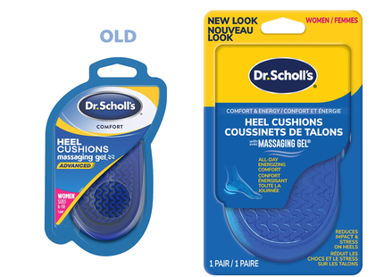 Dr. Scholl's - Coussinets de talon confortables avec gel massant - Femmes 6-10 | 1 paire