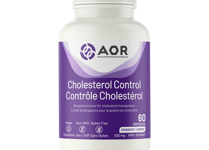 AOR - Cholesterol Control 500 mg | 60 Capsules