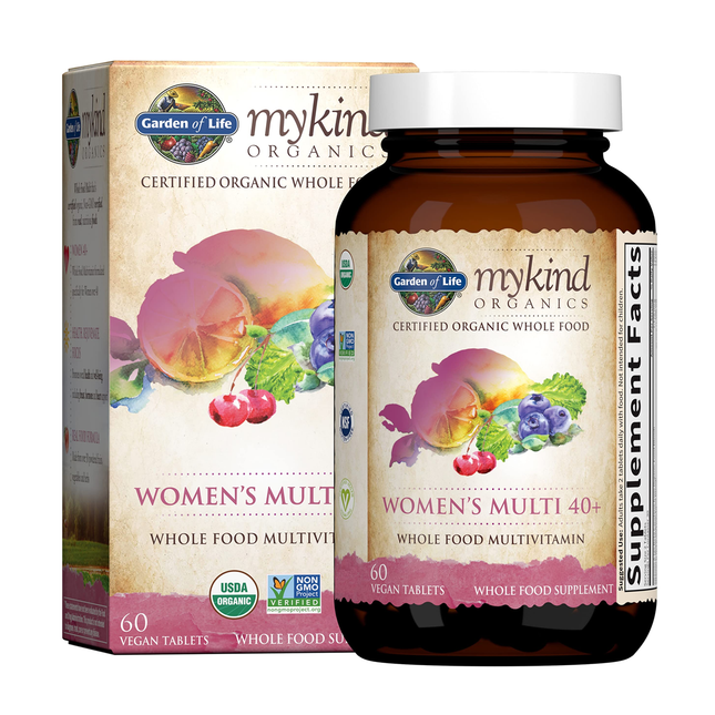 Garden of Life - MyKind Women's Multi 40+ | 60 Vegan Tablets