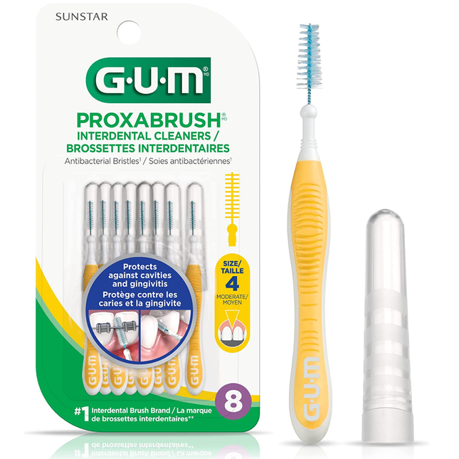 GUM - Nettoyants interdentaires Proxabrush - Modéré | paquet de 8