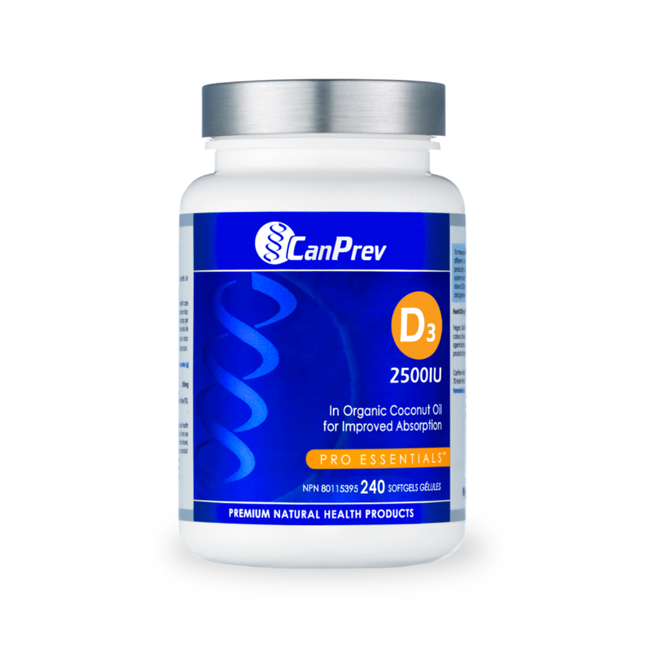 CanPrev - D3 Softgels | 120 Soft gels