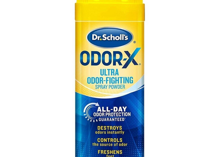 Dr. Scholl's - Odour-X All Day Deodorant Spray Powder with Triple Action System | 133 g