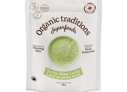 Organic Traditions - Latte à la menthe et au maté | 150 g