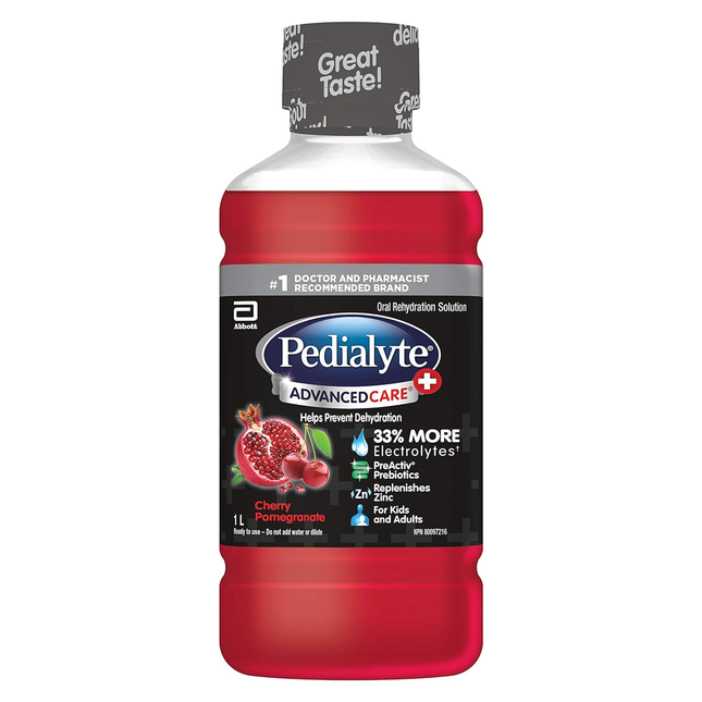 Pedialyte - Advance Care - Oral Rehydration Solution - Cherry Punch Flavour | 1 Litre