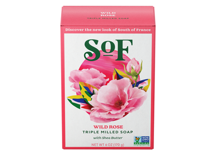 South Of France - Natural Soap, Wild Rose | 170 g