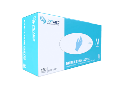 PRI-MED - Nitrile Exam Gloves - Medium | 200 Gloves x 1 Box