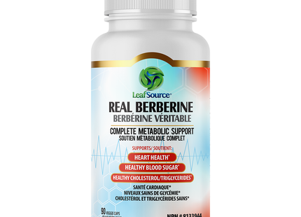 Leaf Source - Real Berberine | 90 Capsules