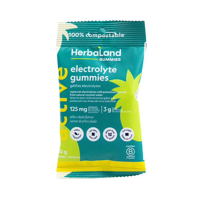 Herbaland - Gommes électrolytiques Pina Colada | 50 g