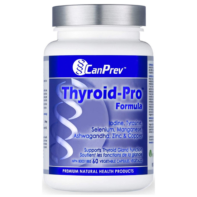 CanPrev - Thyroid-Pro Formula | 60 Vegetable Capsules