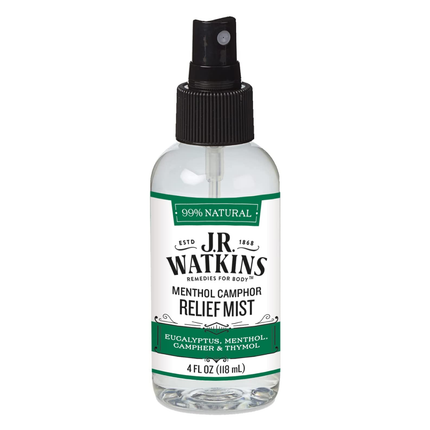 JR Watkins - Brume de soulagement mentholée et camphrée | 118 ml