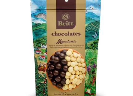 Cafe Britt - Macadamia, Dark Chocolate-Covered Gourmet Macadamia Nut | 142 g