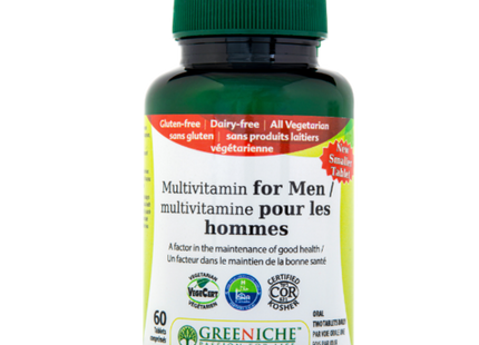 Greeniche - Multivitamin for Men | 60 Tablets