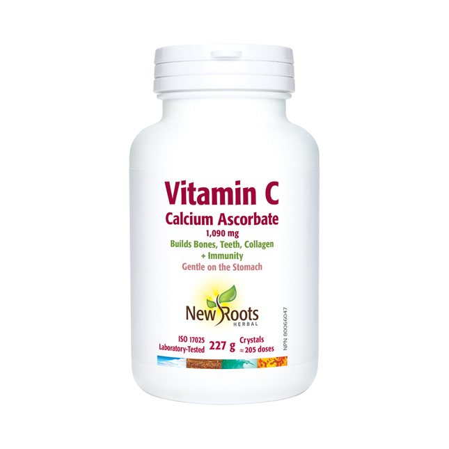 New Roots - Vitamine C Ascorbate de calcium 1 090 mg | 227 g