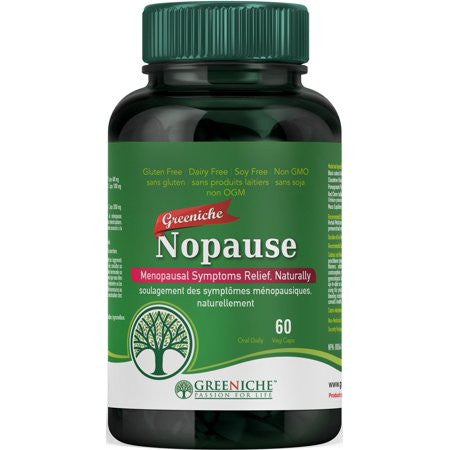 Greeniche - Nopause - Natural Menopausal Symptom Relief | 60 Vegetarian Capsules
