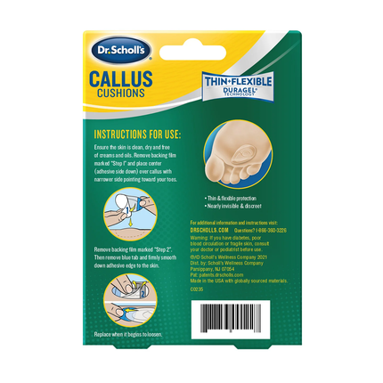 Dr. Scholl's - Coussins pour callosités | 5 coussins