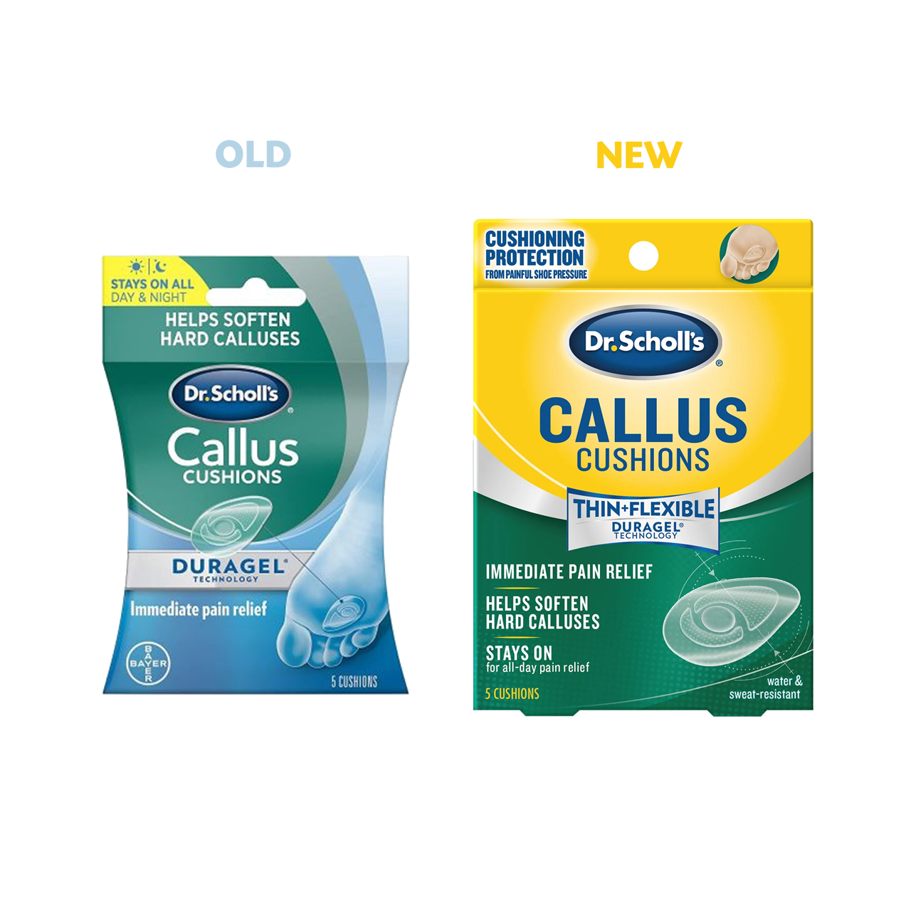 Dr scholl's callus pads clearance