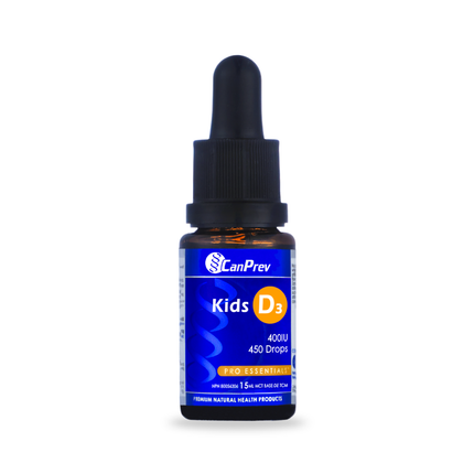 CanPrev - Gouttes de vitamine D3 pour enfants 400 UI | 15 ml