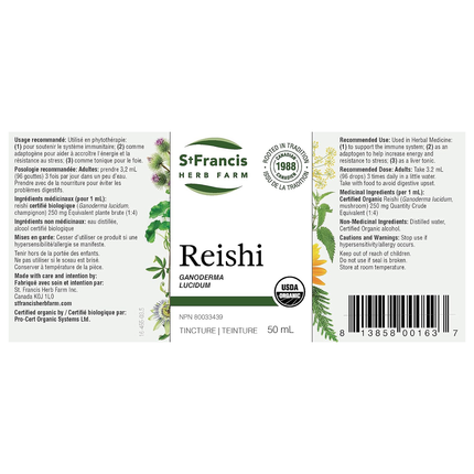 Champignon Reishi de Saint-François | 50 ml
