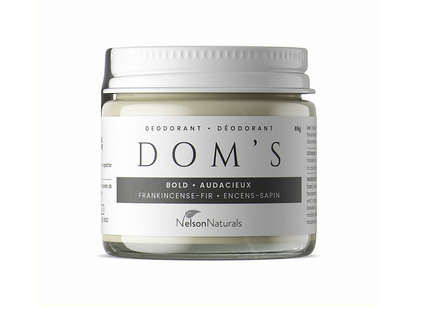 Dom's Naturals - Déodorant à l'encens Bold | 65 ml