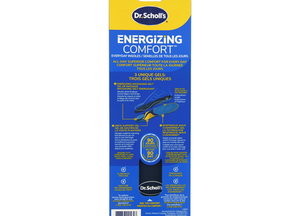Dr. Scholl's - Women's Energizing Comfort Massaging Gel Insoles 6-10 | 1 Pair