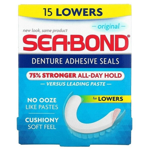 Joints adhésifs pour prothèses Sea-Bond - Original | 15 joints inférieurs