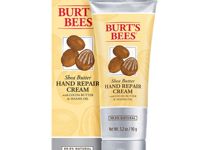 Burt's Bees - Crème réparatrice pour les mains au beurre de karité - Avec beurre de cacao et huile de sésame | 90,7 g