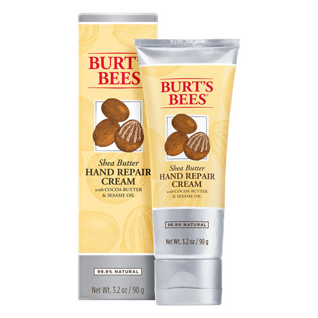 Burt's Bees - Crème réparatrice pour les mains au beurre de karité - Avec beurre de cacao et huile de sésame | 90,7 g