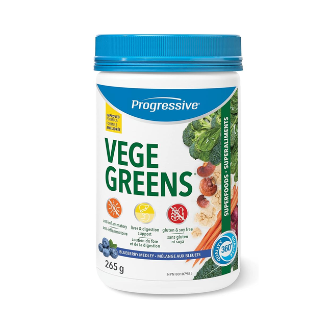 PROGRESSIVE VEGIGREENS MEDLEY BLEUBERRY 265G