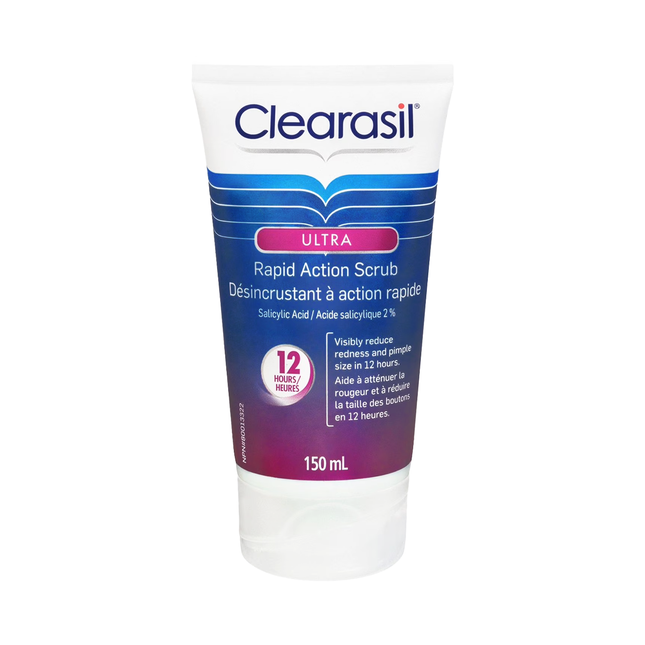 Clearasil - Ultra Rapid Action Scrub, Salicylic Acid 2% | 150 mL