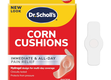 Dr. Sholl's - Corn Cushions Immediate & All-Day Pain Relief | 6 Cushions