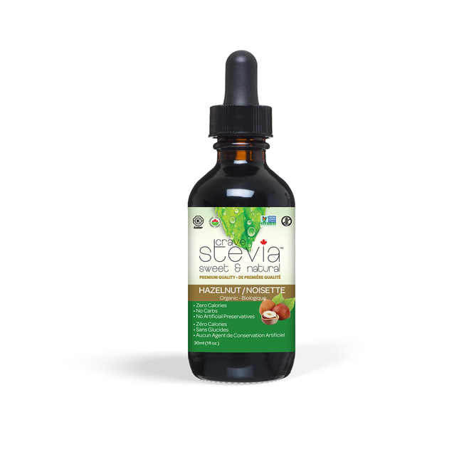 Crave Stevia - Hazelnut Liquid Stevia | 30 mL