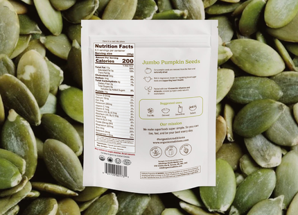 Graines de citrouille Organic Traditions, format géant | 227 g