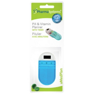 PharmaSystems Pill & Vitamin Planner with Timer