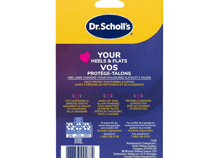 Dr. Scholl's - Coussinets pour talons hauts et chaussures plates | 3 paires