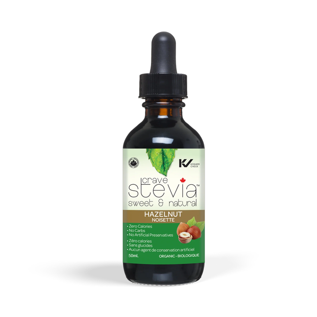 Crave Stevia - Hazelnut Liquid Stevia | 50 mL