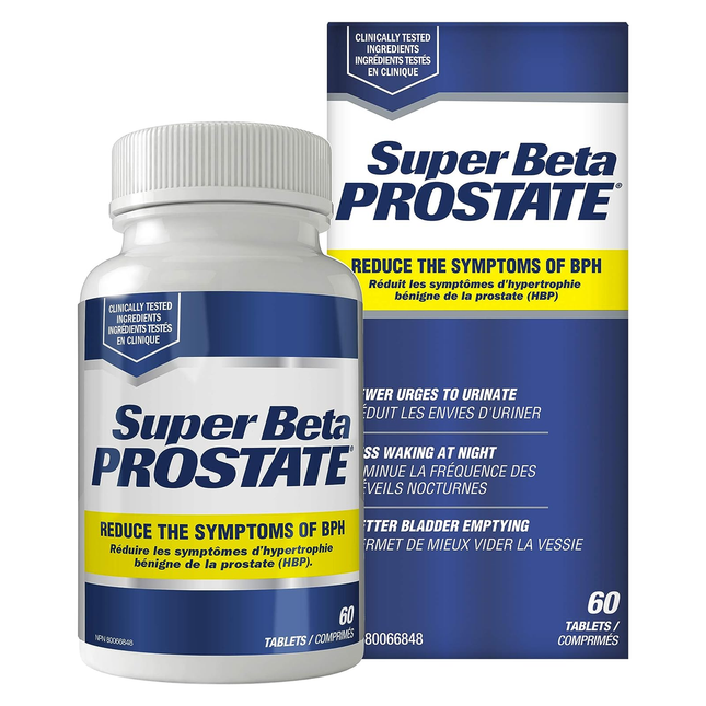 Super Beta Prostate - Comprimés de soulagement des symptômes | 60 comprimés