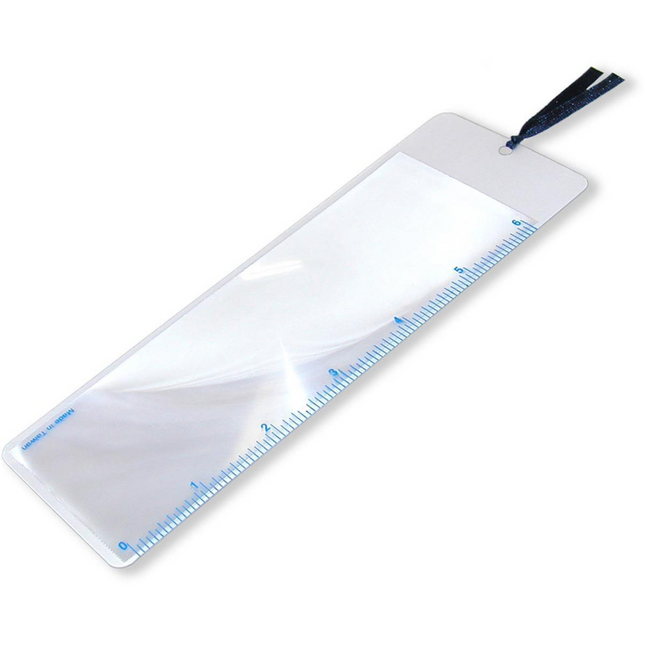 Carson - 3X Compact Page Magnifier with 6 Inch Ruler