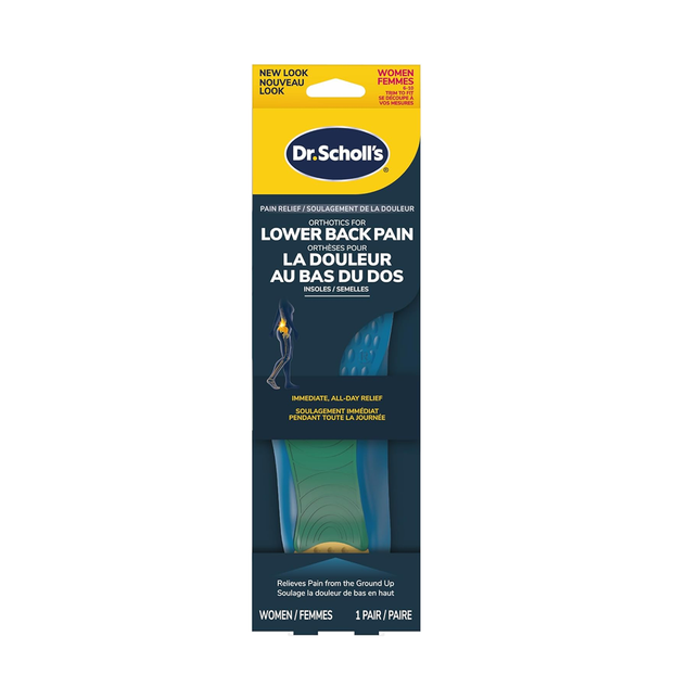 Dr. Scholl's - Orthotics For Lower Back Pain, Women's Size 6-10 | 1 Pair